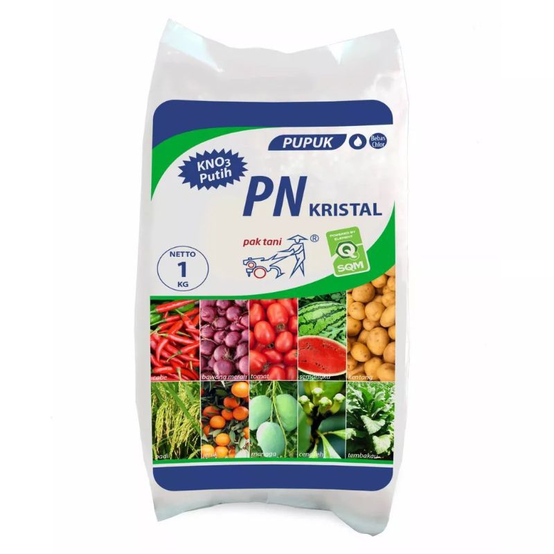 KNO3 putih kristal 1 kg PN kristal kno3 buah