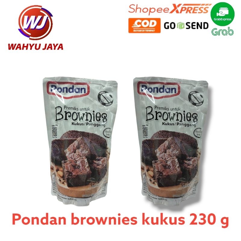 

Pondan brownies kukus Coklat 230 g