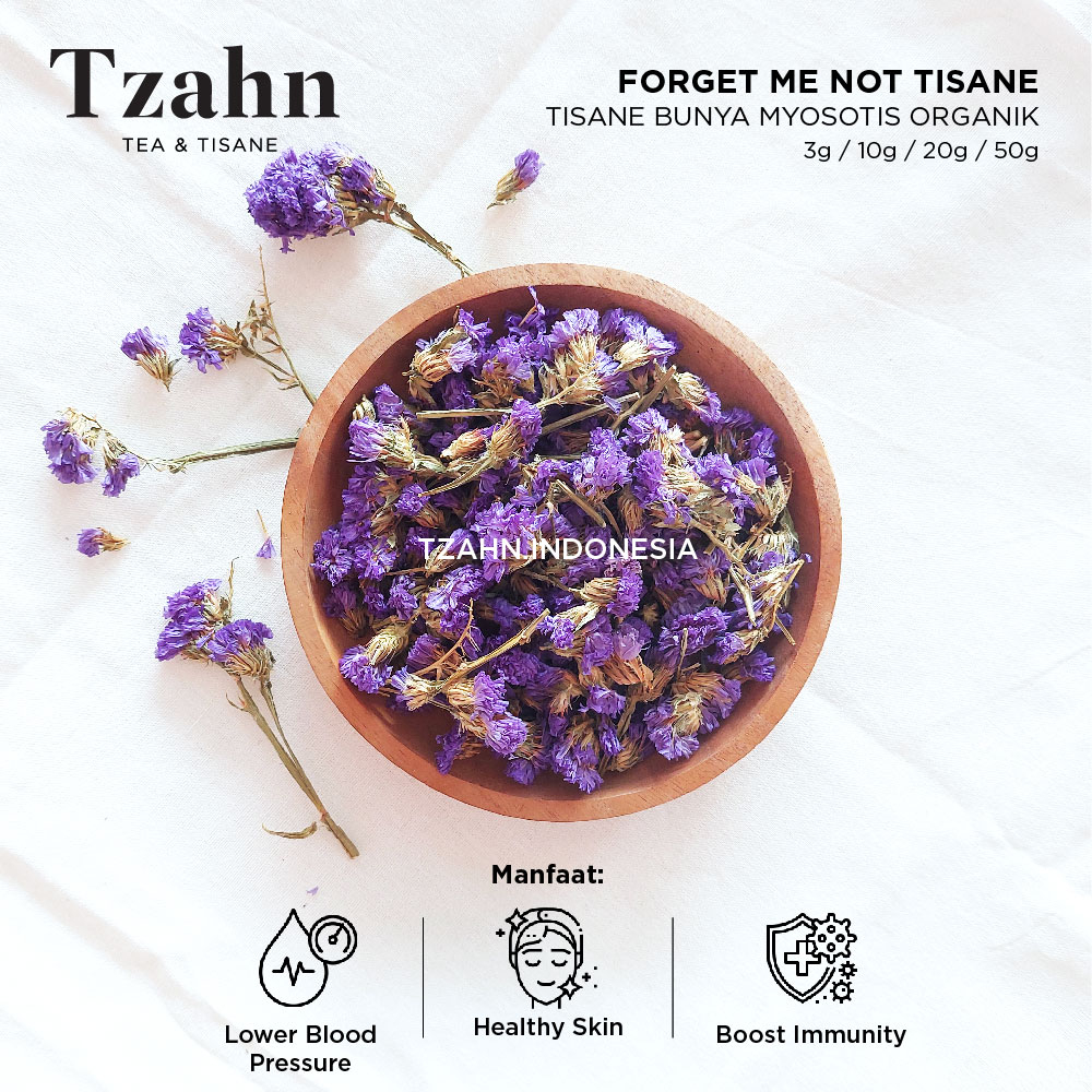 

Teh Bunga Myosotis Organik / Organic Forget Me Not Tisane - Tzahn Indonesia