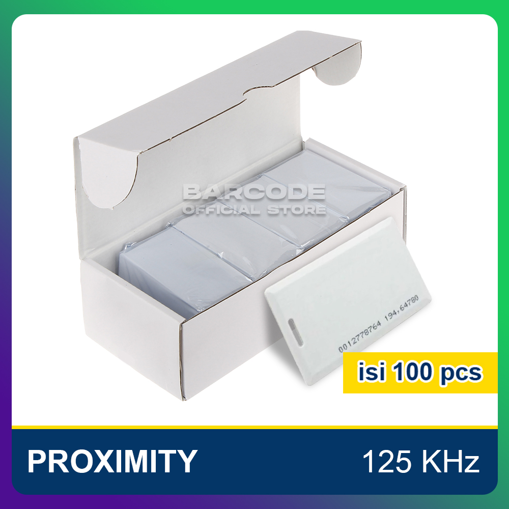 

1 Pack Proximity 125 KHz Kartu RFID UID Card Tebal Lubang Clamshell