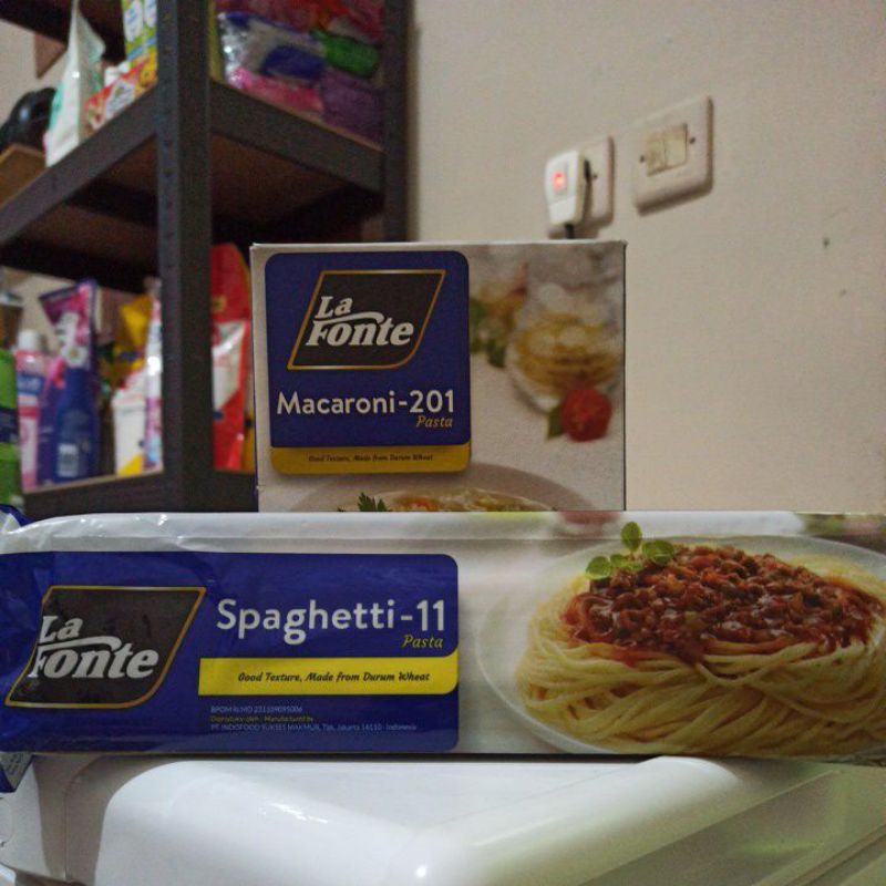 

Paket La Fonte Macaroni - 201 dan Spaghetti - 11