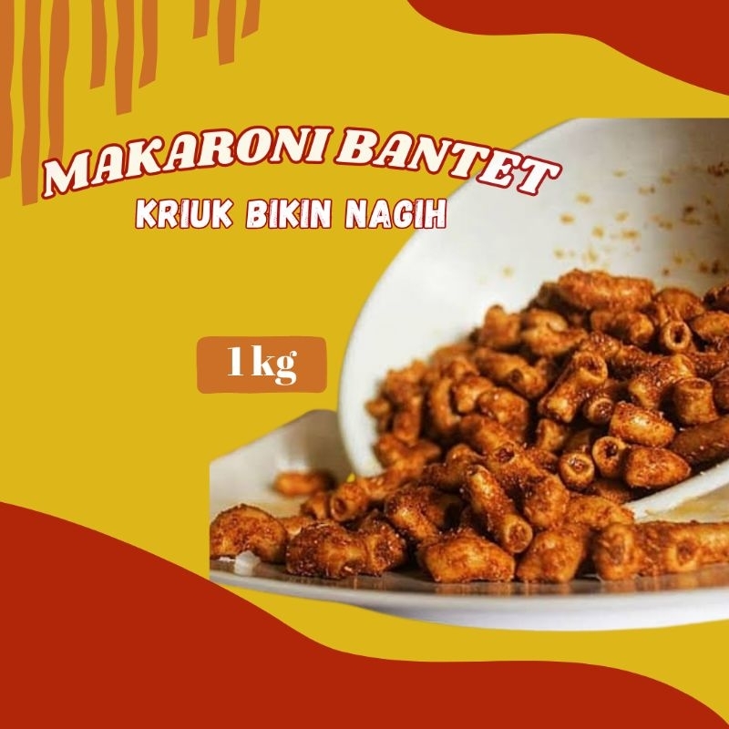 

Makaroni Makroni Bantet Pedas Daun Jeruk Pedas Gurih 500gr 1kg