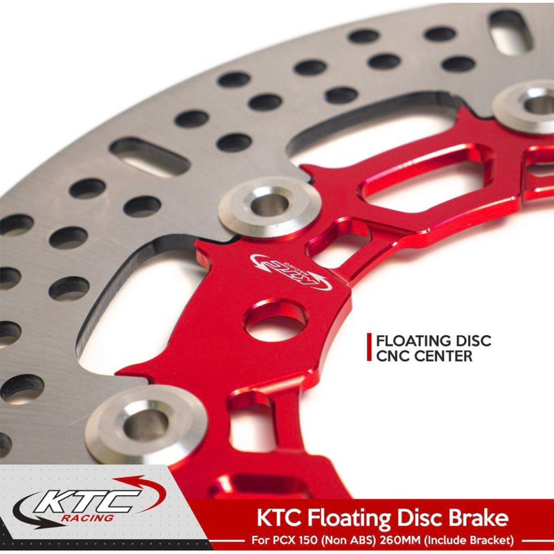 Piringan Cakram Depan KTC RACING 260MM PCX150 PCX160 DiscBrake PCX 150 PCX 160 DiskBrake Disc Disk Brake CNC 260 MM