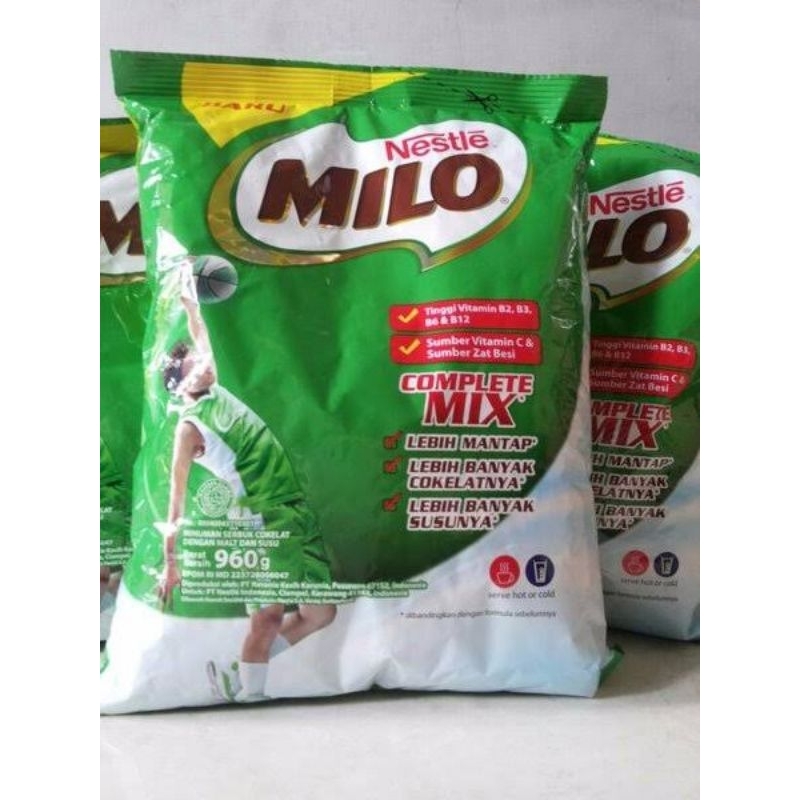 

Milo Active Go 960 gram sudah termasuk Gula