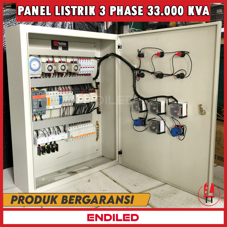 Panel listrik 3 phase 33000 kva