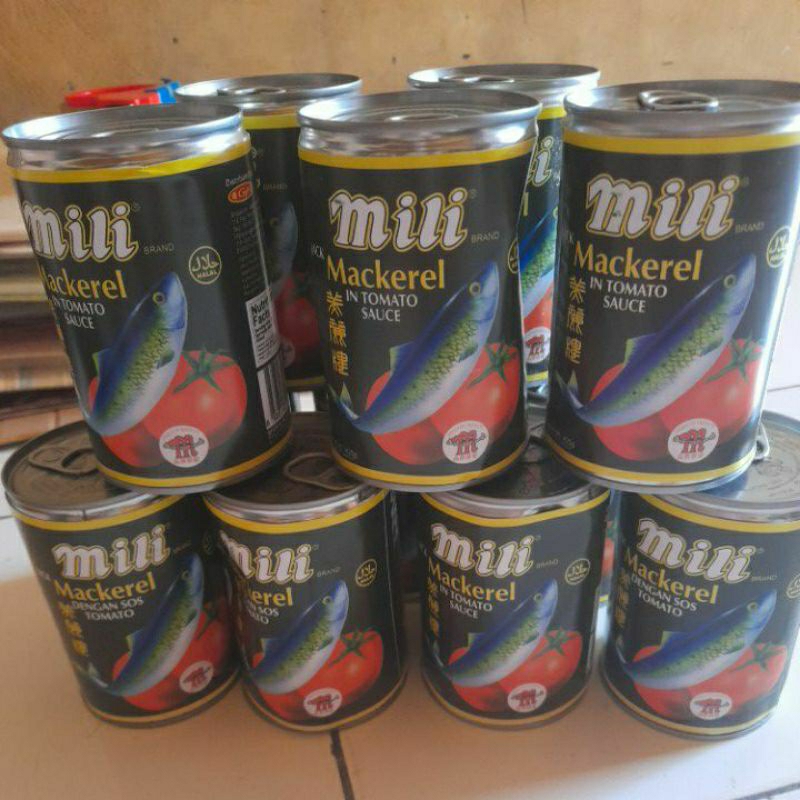 

Sarden MILI Mackerel 425 gr/kaleng besar