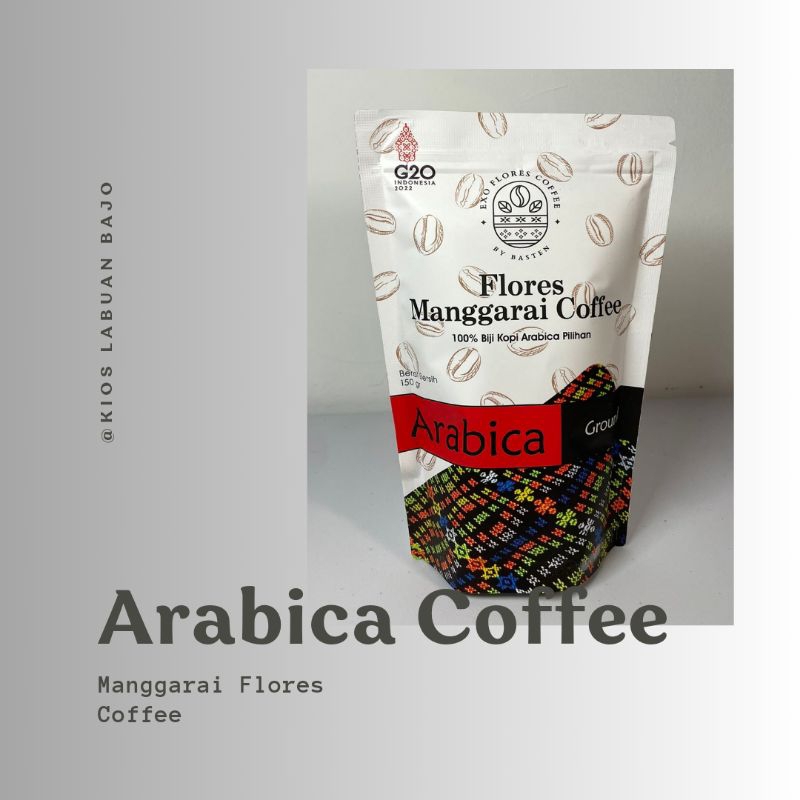 

Kopi Bubuk Arabica Exo Flores 150 gr Oleh oleh Labuan Bajo NTT