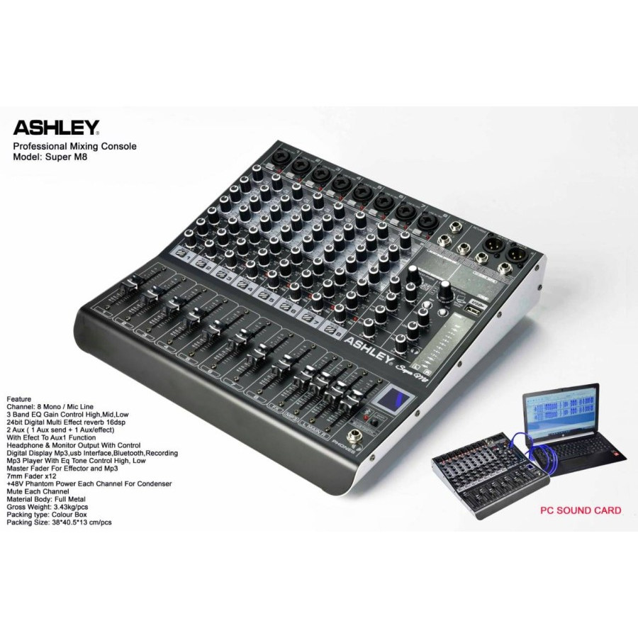 mixer ashley super m8 / superm8 original ashley