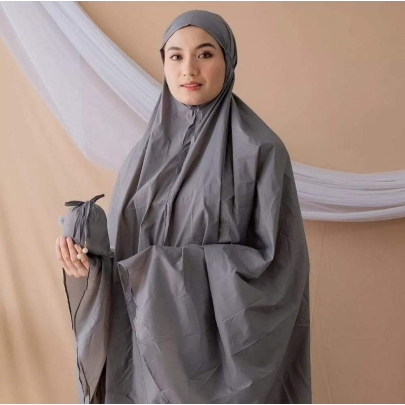 Mukena traveling parasut korea premium ALF