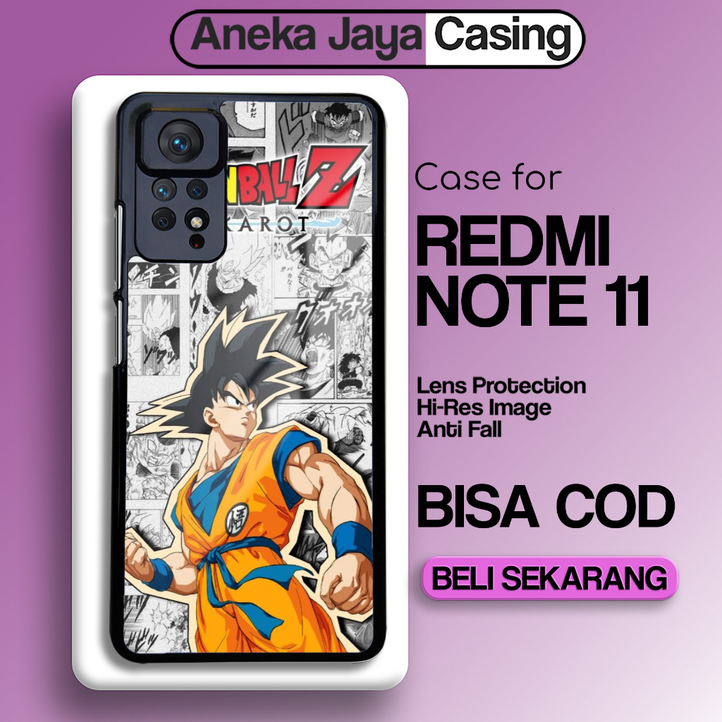 Case Redmi Note 11 Casing Dragonball Redmi Note 11 Hardcase Softcase Premium Glosy