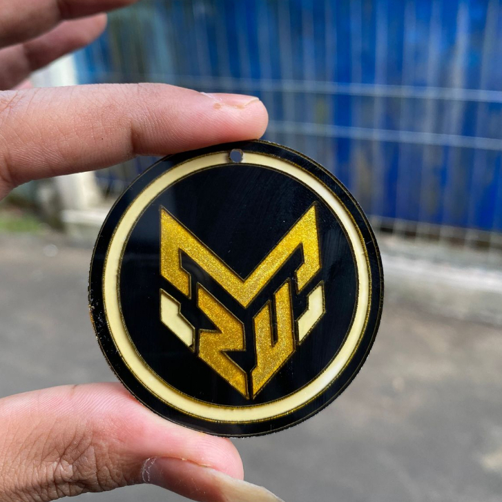 Emblem Akrilik / Emblem Sangkar Burung / Emblem logo