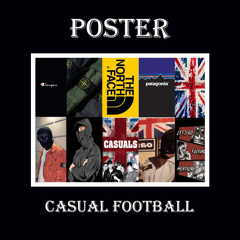 Poster Casual Football Aesthetic | Poster Dinding Aesthetic