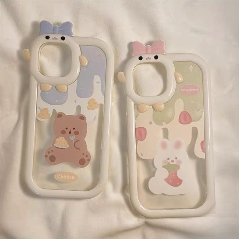 Case Vivo Y22 Casing Vivo Y12 for Y16 Y20 Y15s Y21 Y30 Soft Case Cute 3D Case S1