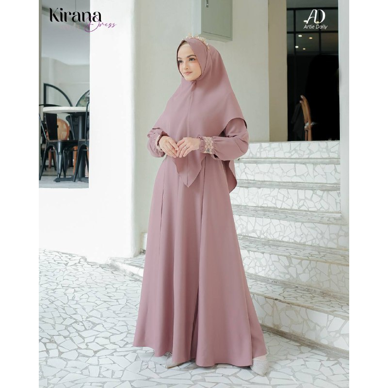 Kirana Dress Mom Set Khimar ORIGINAL By Artie Daily
