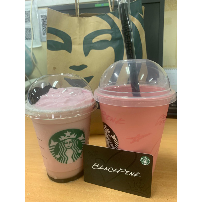 BLACKPINK + Starbucks OFFICIAL MERCHANDISE | Reuseable Cup | Starbucks Card