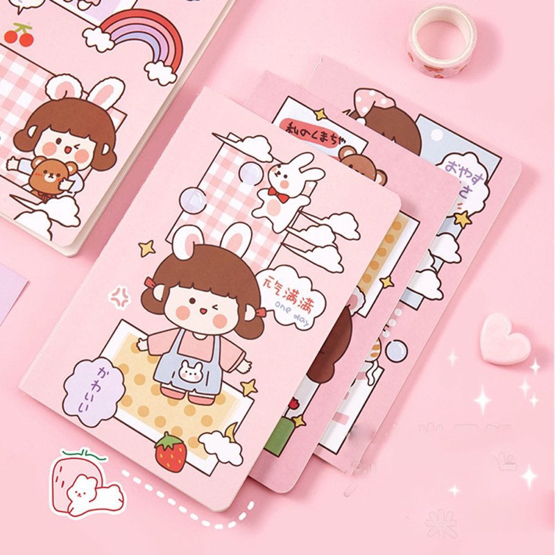 

Notebook A5 Karakter Lucu Buku Tulis Karakter A5 Buku Catatan Karakter Lucu NON SPIRAL