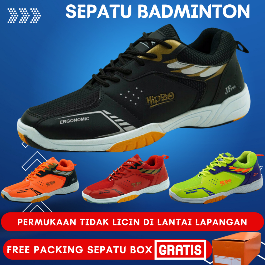 Sepatu Olahraga Wanita Badminton Running Pria Lari Sport Voli Original 100 Dewasa Bulutangkis Joging
