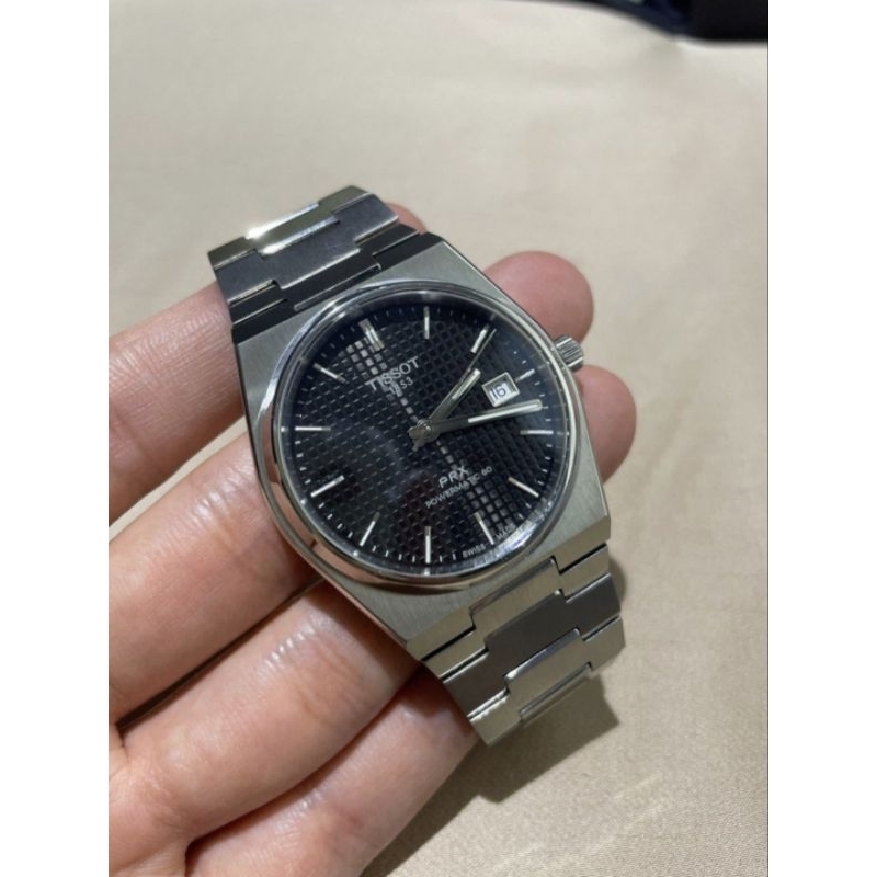 Tissot PRX Powermatic 80 Black Dial - 100% Original - Like New In Box