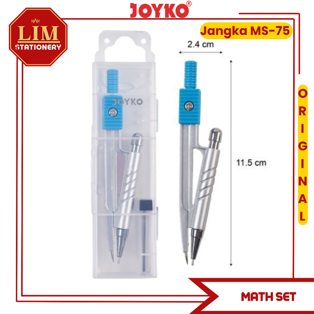 

Jangka Joyko / Jangka Besi Math Set (Pcs) MS-75