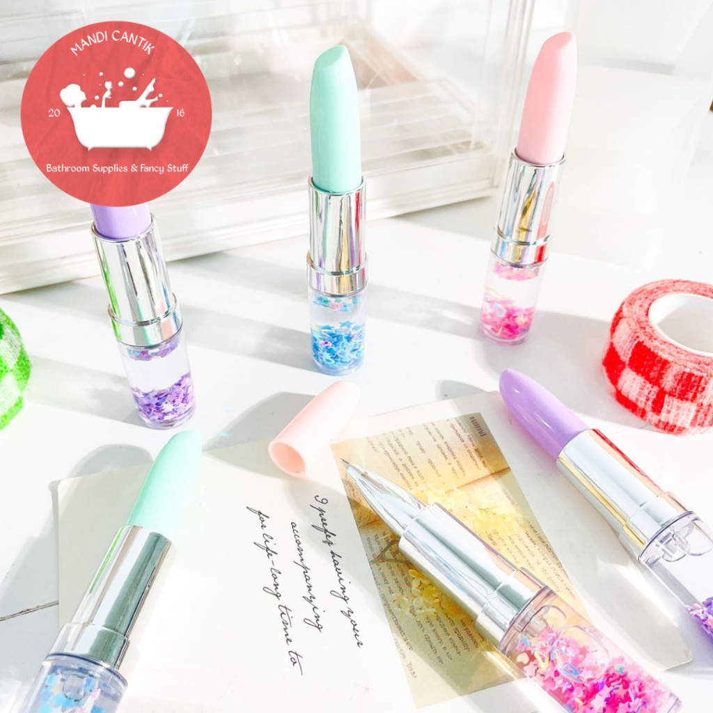

PULPEN BENTUK LIPSTIK BOLPEN TERMURAH COD BAGUS LUCU IMUT KADO UNIK ORIGINAL