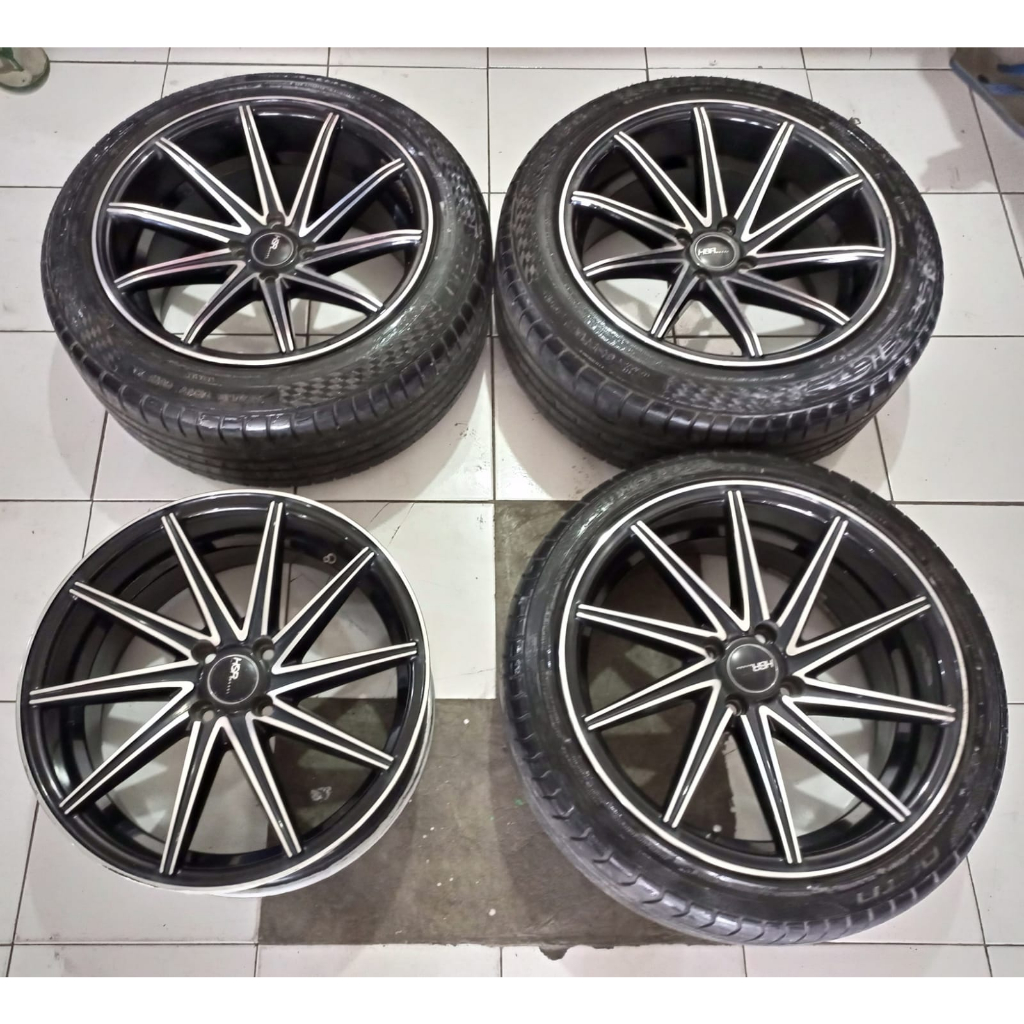 VELG MOBIL SECOND HSR LOUIS RING 17 LEBAR 7,5/8,5 PCD 4X100 + BAN (3) 205 45/50 R17