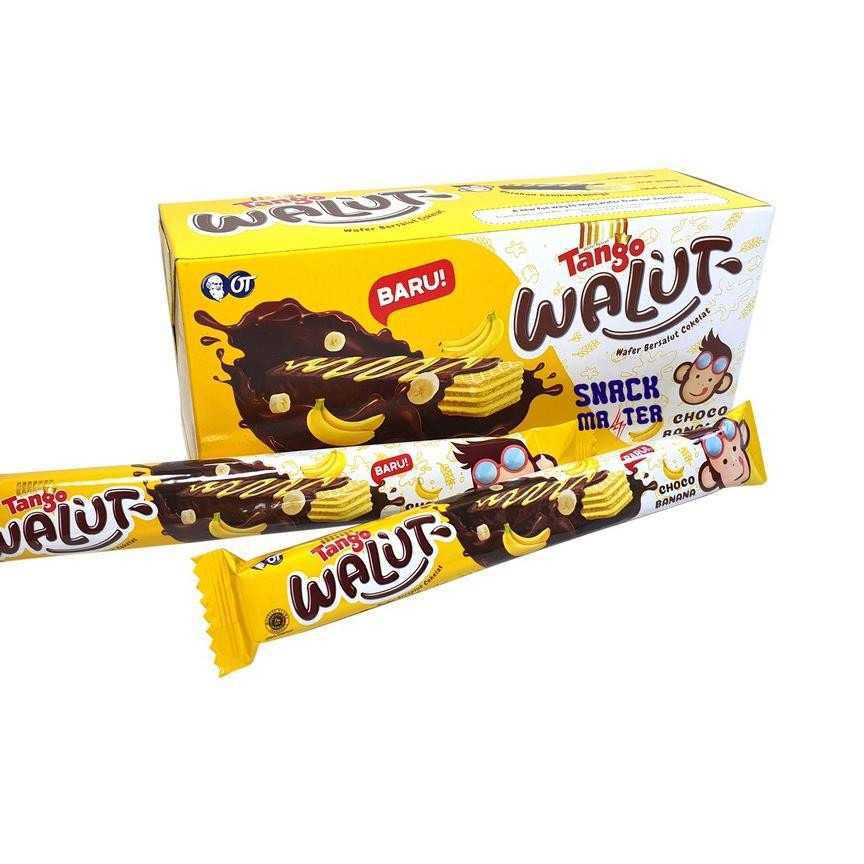 

( PROMO )Tango Walut Wafer Salut Cokelat - Netto 12 bks x 18 gr