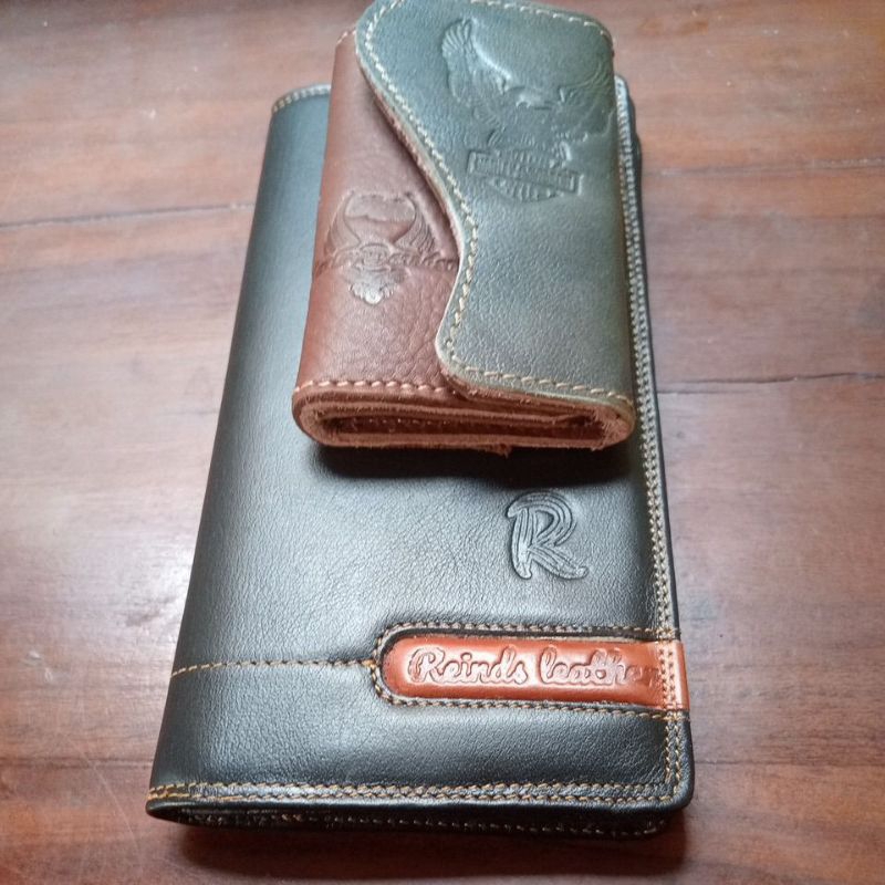 PROMO BELI DOMPET PRIA MODEL PANJANG GRATIS GANTUNGAN KUNCI/DOMPET KULIT SAPI ASLI/DOMPET PRIA MODEL