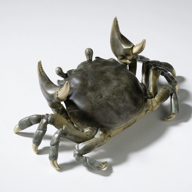 

Brass Crab Pen Holder