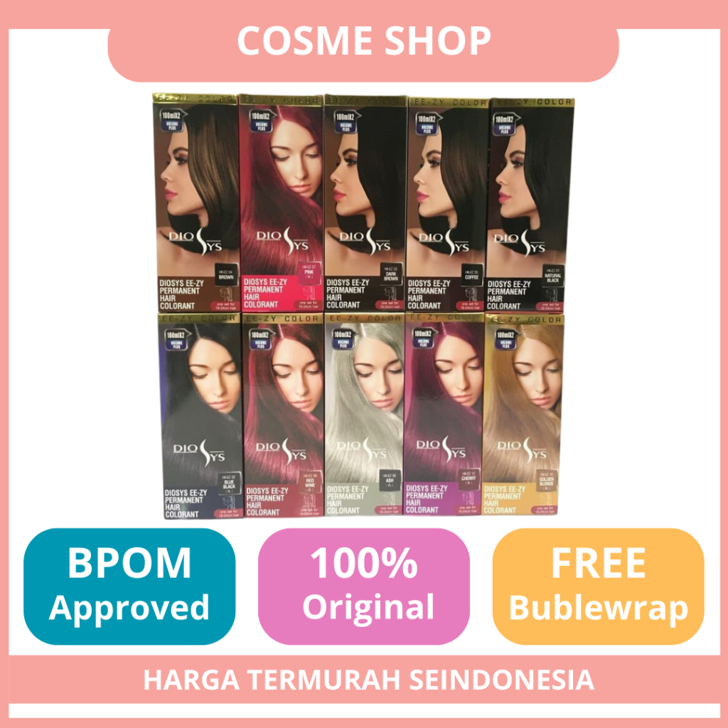 Diosys Permanent Hair Colorant/Pewarna Rambut/Diosys Pewarna rambut 100ml