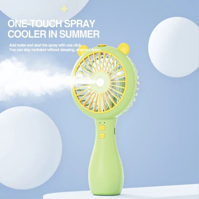 Evi_Drphone Kipas Angin Mini Nano Spray Portable Cute Spray Fan Portable Usb