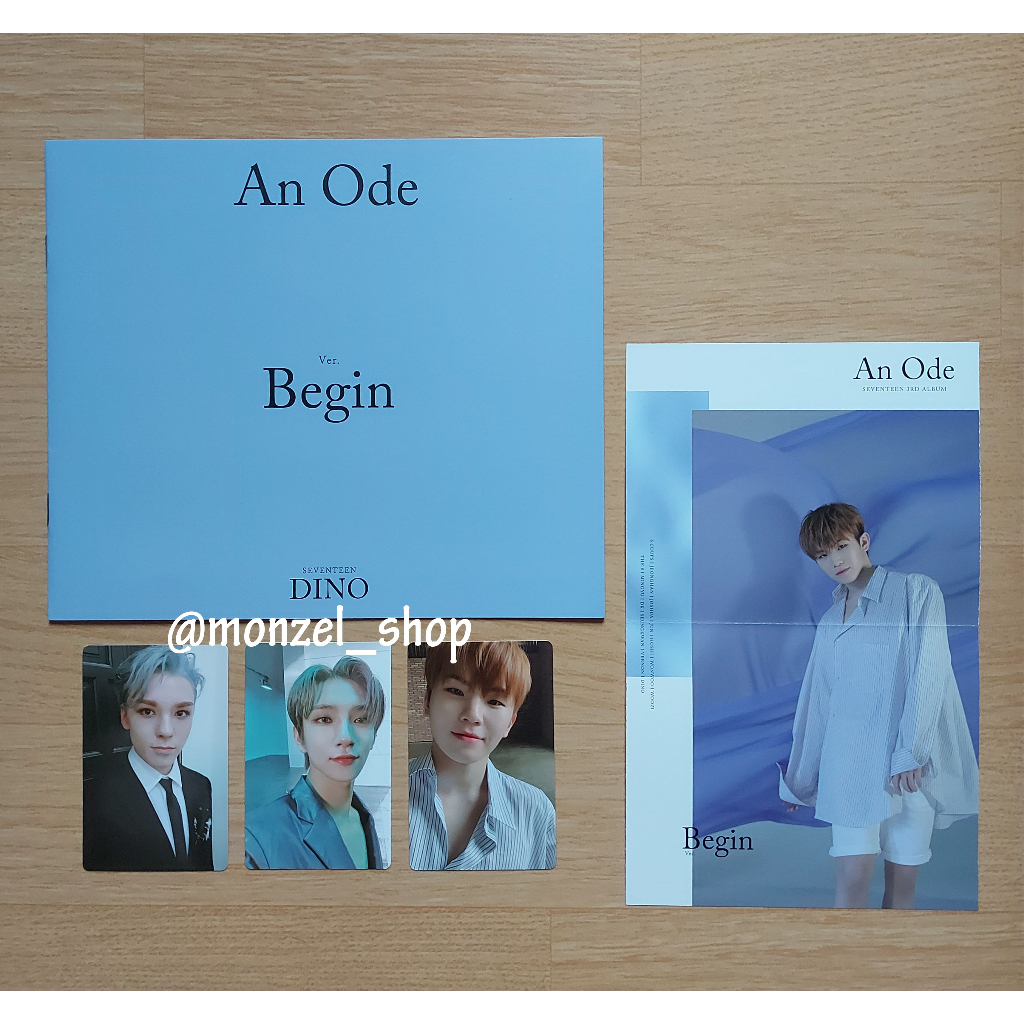 SEVENTEEN / SVT - An Ode BEGIN Version Photo Card / Mini Photobook / Folded Poster Joshua Vernon Din