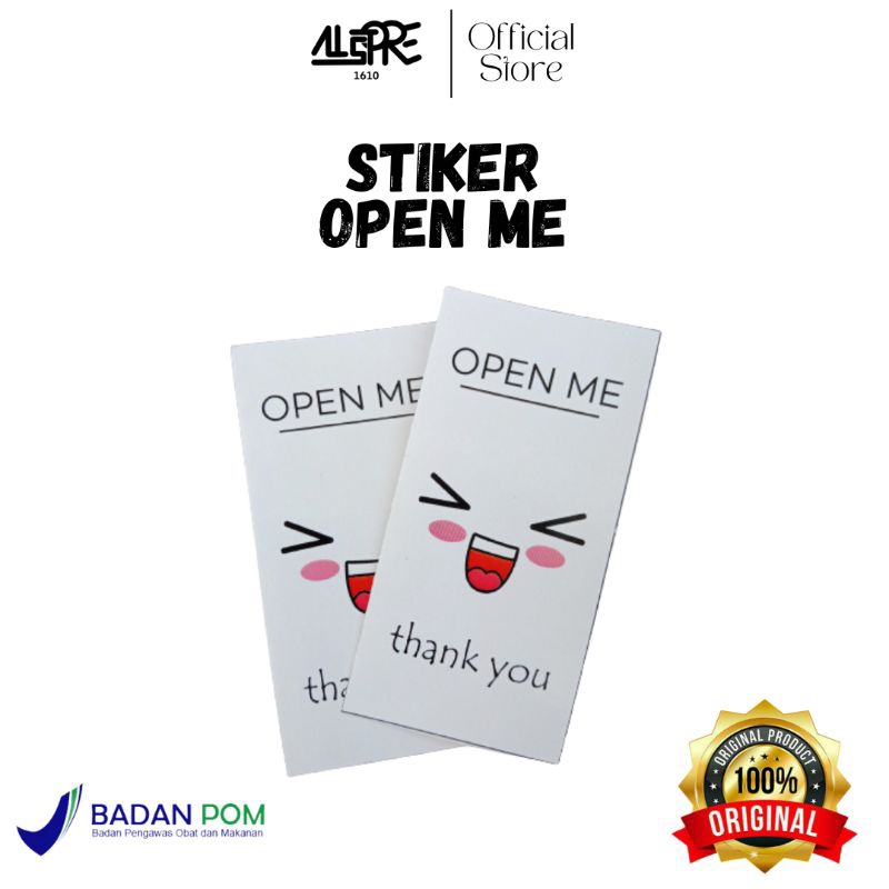 

STICKER LABEL BOX | STICKER DEKORASI BOX HAMPERS | STICKER SEGEL | STIKER OPEN ME