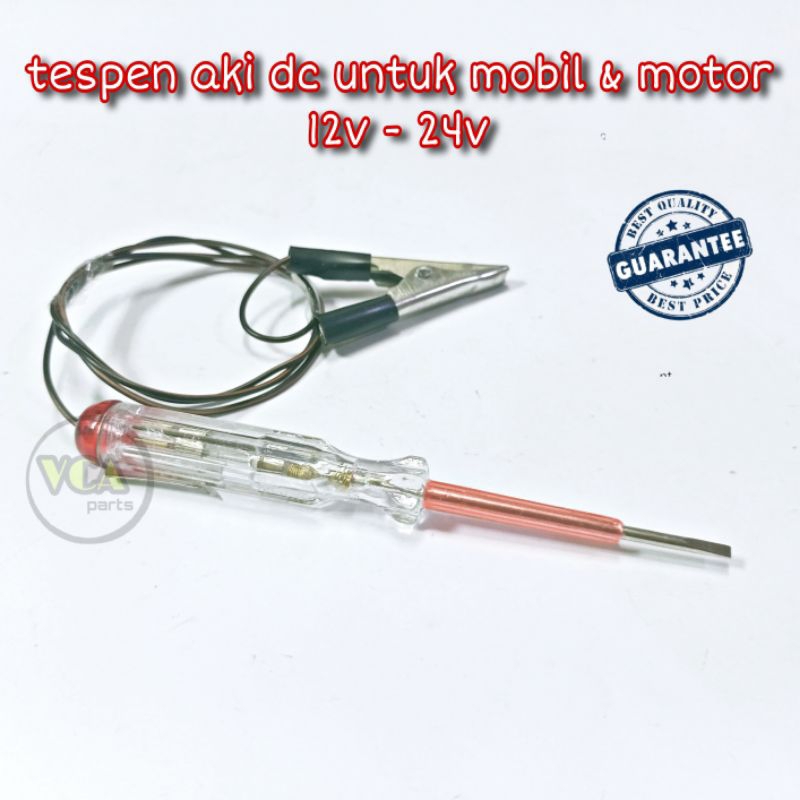 TESPEN AKI/TESPEN KABEL DC UNTUK MOBIL TENGANGAN 12v - 24 v.