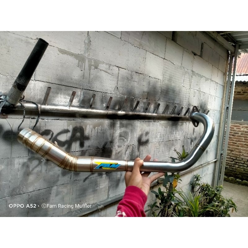 LEHER MX LEHERAN KNALPOT JUPITER MX 135 CC BORE UP KOMPETISI