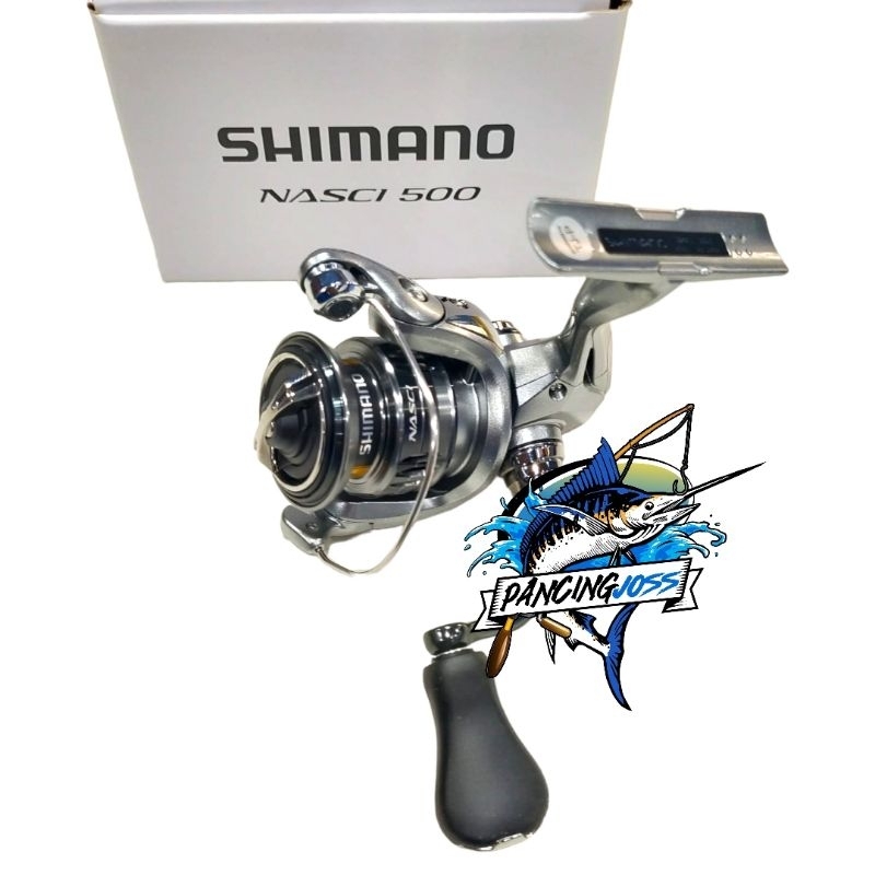 Reel Spinning SHIMANO NASCI 500 NEW 2021 POWER HANDLE BEST SELLER