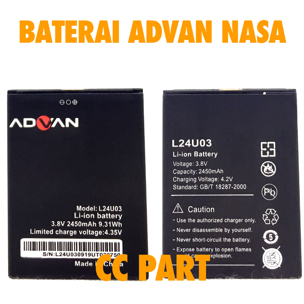 BATERAI ADVAN NASA L24U03