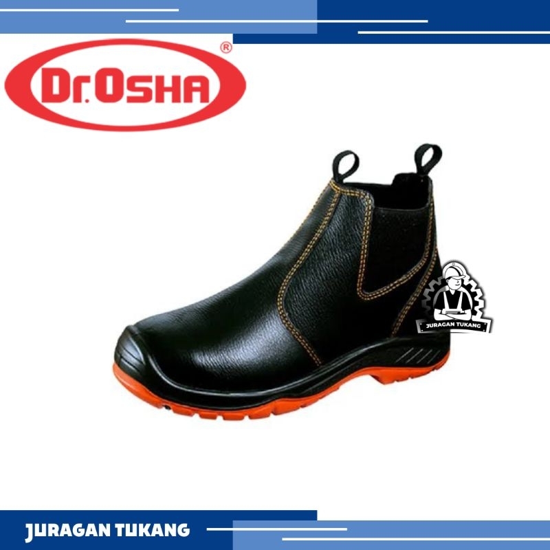 Sepatu Safety DR.OSHA TYPE 9222 NR-PU TAPAK ORANGE Safety Shoes DR.OSHA 9222 Size 6/40