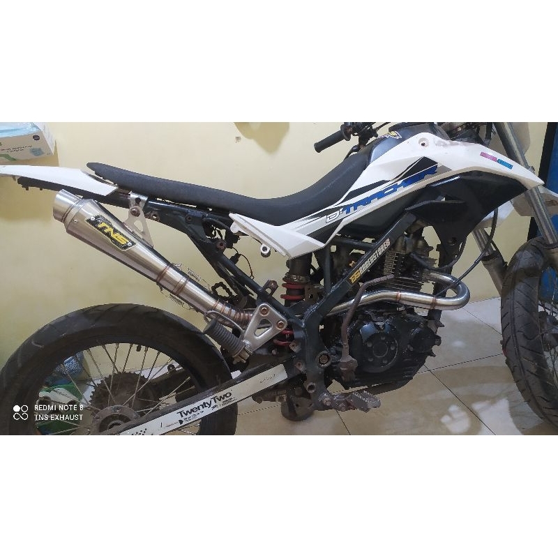 knalpot kompetisi C2 silencer kerucut TNS KLX, CRF ,D'TRACKER,WR dll