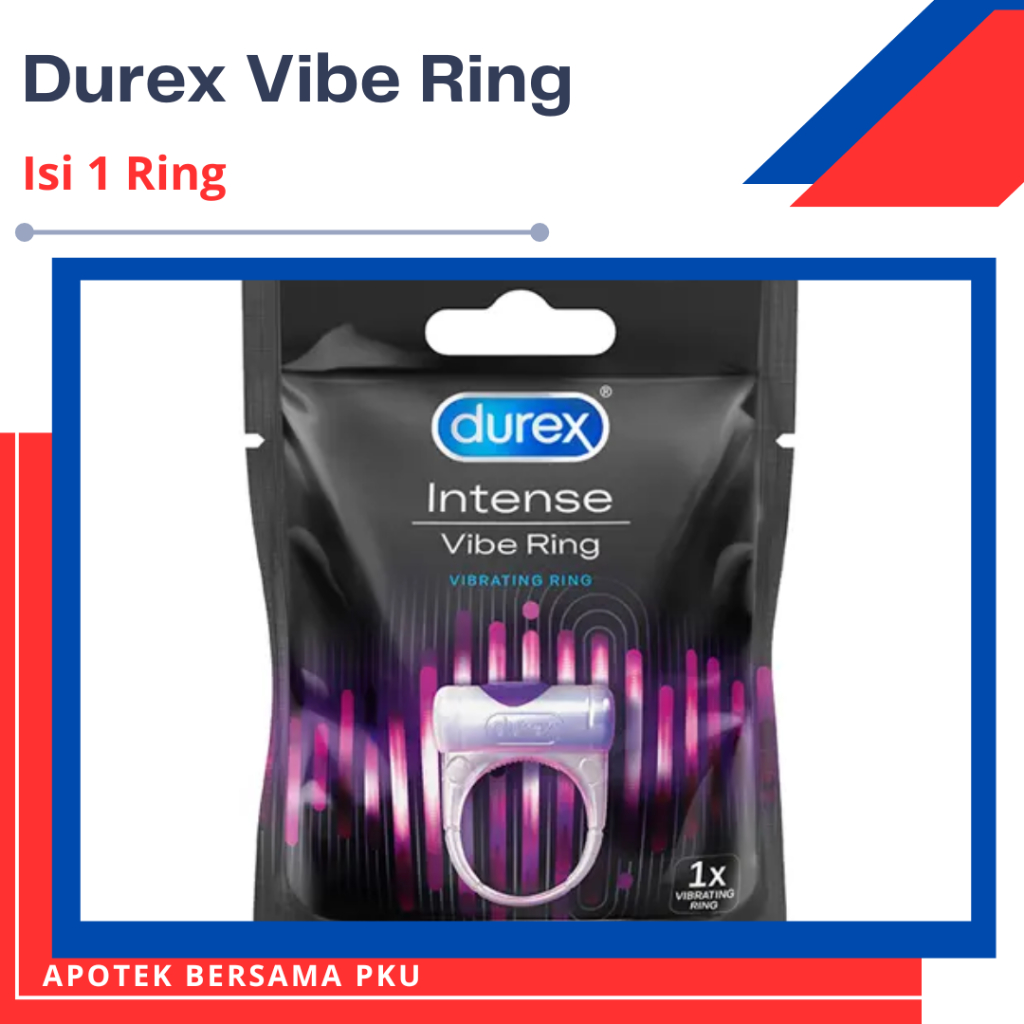 Durex Intense Vibration Ring - Cincin Getar Alat Bantu Pria & Wanita Vibe Ring