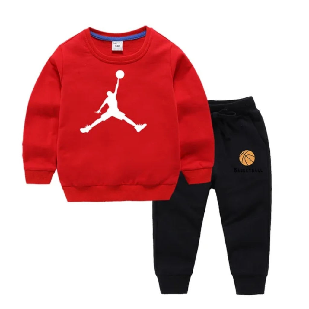 PROMO SETELAN SWEATER JOGER ANAK TERBARU USIA 1-6 TAHUN MOTIF BASE BALL // SETELAN BAJU TIDUR ANAK K