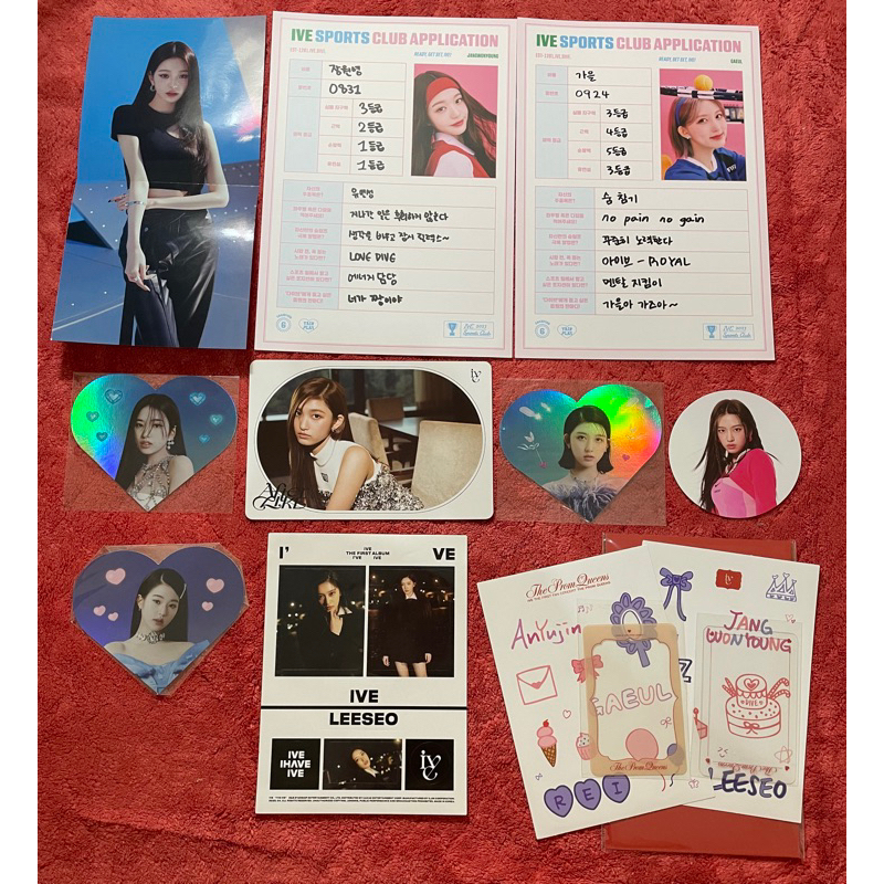 OFFICIAL POSTER POSTCARD HOLO DECO STICKER IVE SEASON GREETINGS 2023 ALBUM I’AM LOVE DIVE