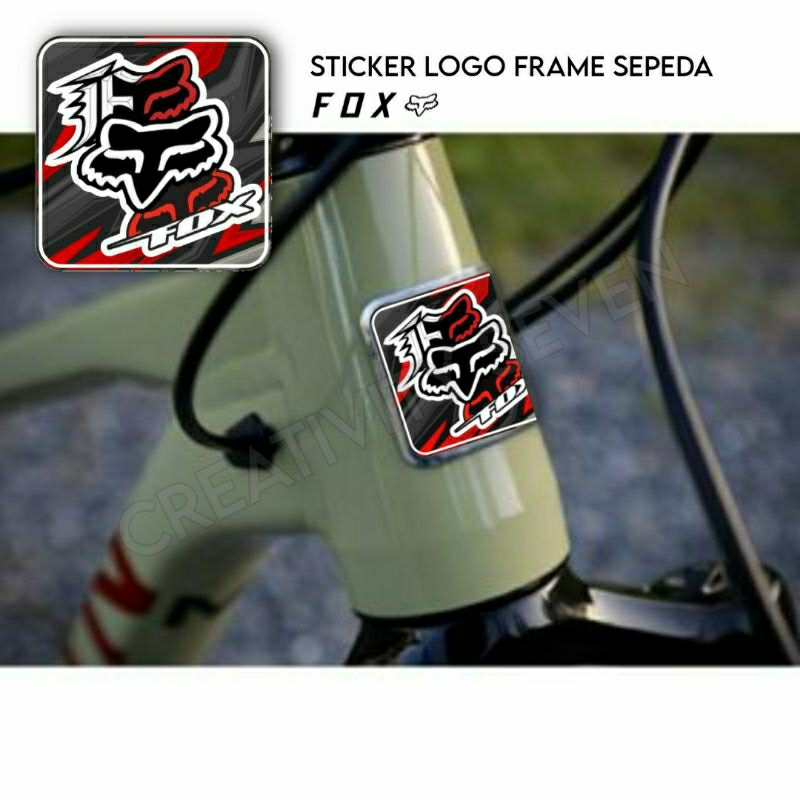 Sticker sepeda - Sticker Logo Frame sepeda - Sticker Frame Sepeda - Sticker