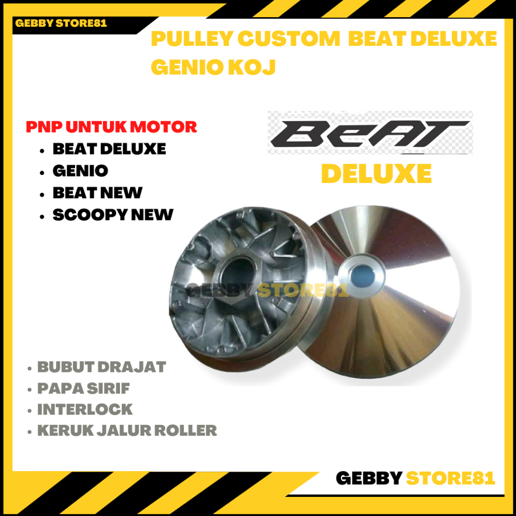 Rumah Roller Costom KOJ Genio Pulley costume KOJ Genio Interlock Beat Deluxe Beat New Scoopy New Best Street Rumah Roller costume puley costume Genio beat deluxe koj1 Rumah roller ori beat deluxe Rumah roller beat Street new ori Scoopy new 2021 2022