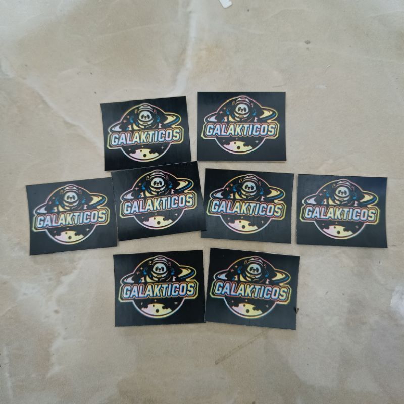 Stiker Galakticos bus kids panda skala 20