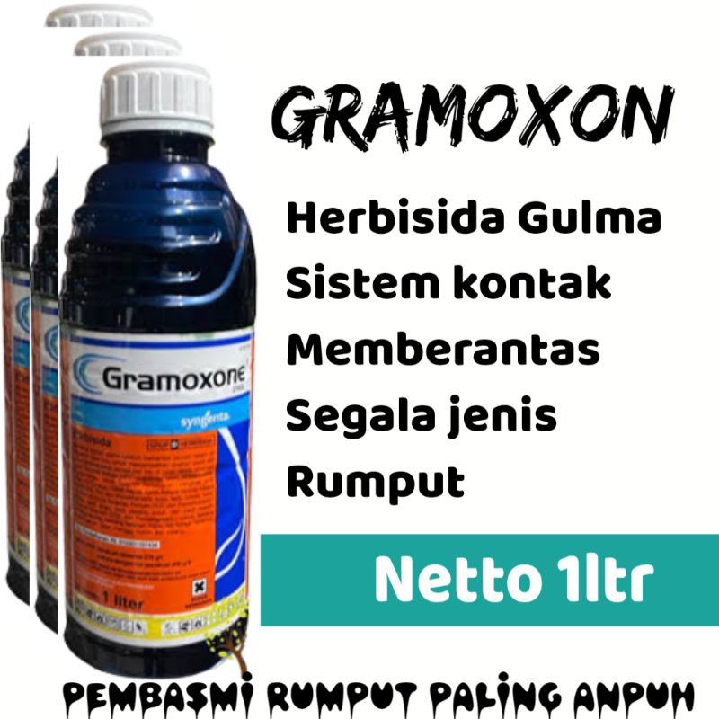 HERBISIDA GRAMOXON 276SL 250ML500ml dan 1ltr HERBISIDA KONTAK PEMBASMI RUMPUT RACUN RUMPUT PENGUSIR 