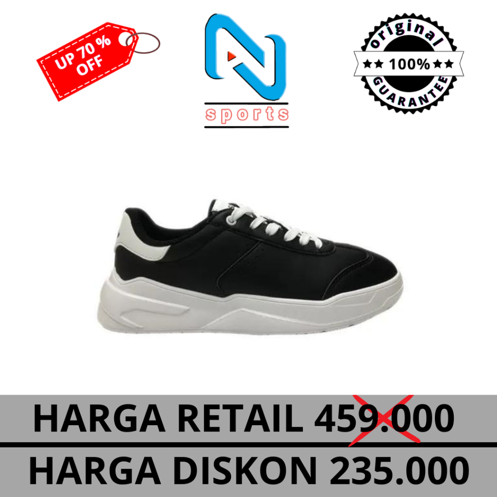 Sepatu ASTEC Hugo Walking Black Original 100%