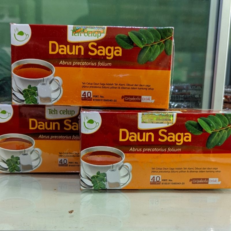 

Herbal Teh Daun Saga Berkhasiat Mengobati Batuk Panas Dalam Dan Diabetes Batuk Serta Sesak Napas | Dijamin Original Produk