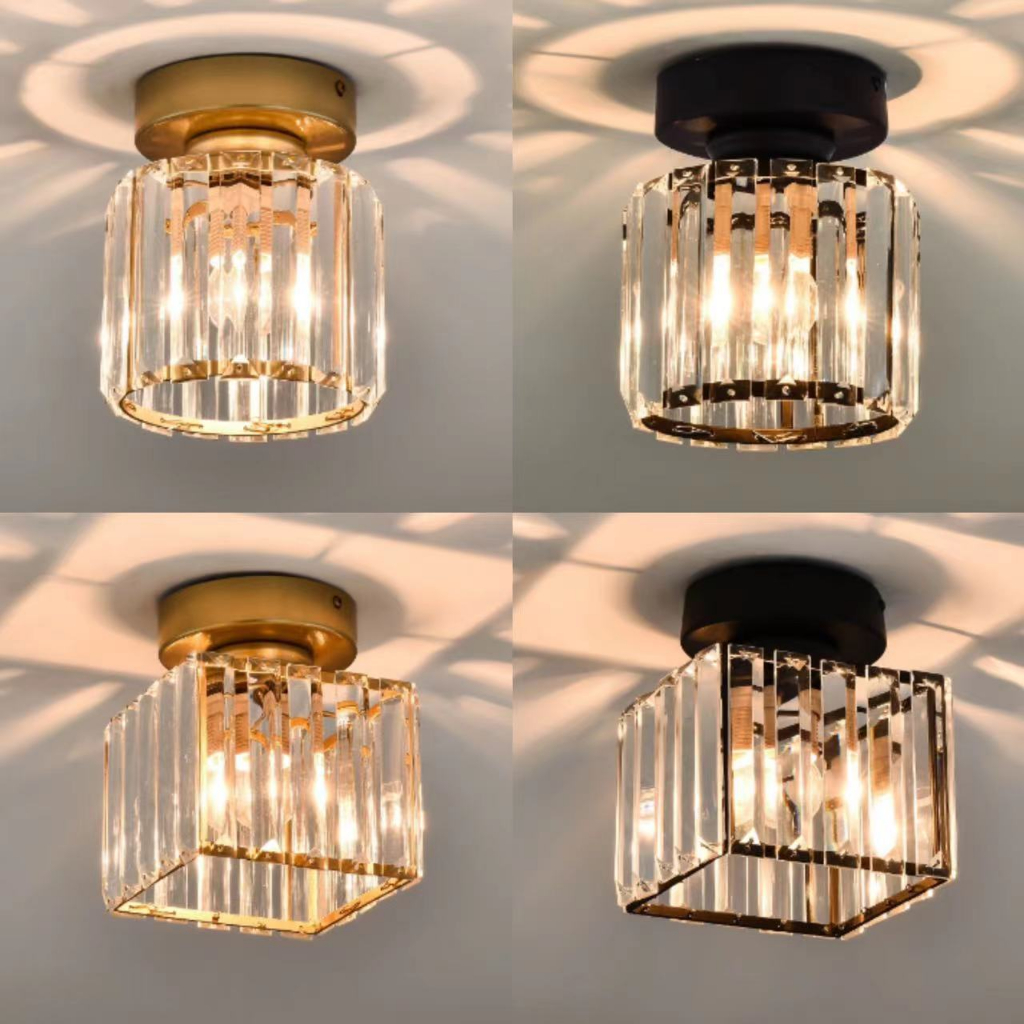 Lampu Kristal Plafon Lampu Plafon Rumah Lampu Ruang Tamu Modern Minimalis Ceiling Lampu LED Plafon