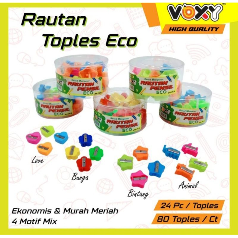 

24 pcs Rautan Toples Sharpener 24 pcs