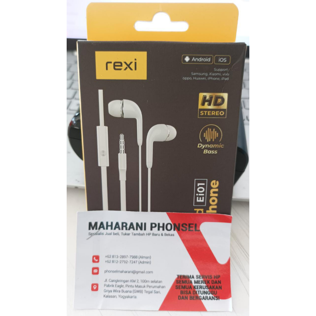 Earphone Wired eEi01  rexi